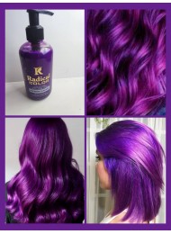 Боя за коса на водна основа цвят Боровинка - Blueberries - Radical