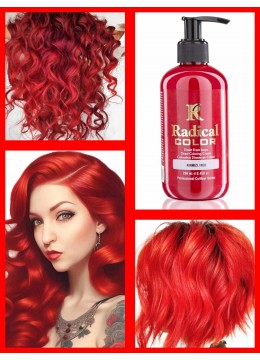 Боя за коса за балеаж и кичури цвят Червено - Radical