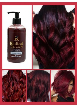 Боя за коса на водна основа с натурални пигменти Radical цвят Тъмно Червено