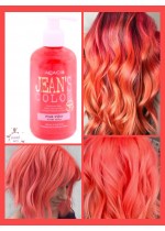 Боя за коса цвят Корал за кичури и балеаж Pink Vibes - Jeans Color пастелна серия