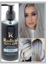 Многократна боя за коса на водна основа за тониране на пастелни цветове или бяла коса цвят Сиво - Radical