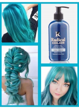 Боя за коса за балеаж и кичури цвят Тюркоаз - Radical